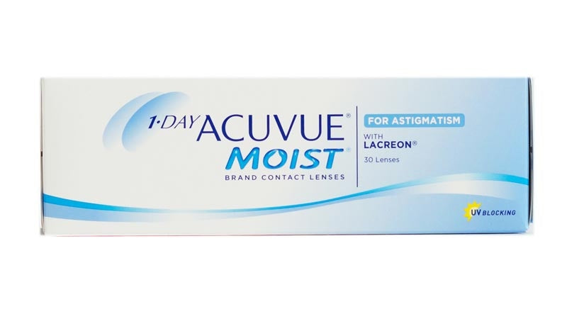 1 Day Acuvue Moist for Astigmatism 30pk 1 Day Acuvue Moist for Astigmatism 30pk - Geo Contact Lens