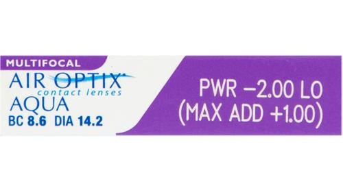 Air Optix Aqua Multifocal Air Optix Aqua Multifocal - Geo Contact Lens