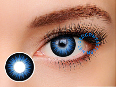 Geo Bella Blue Lens BS202 - Geo Contact Lens 