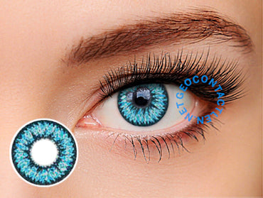 Geo Nudy Blue Lens CH-622 - Geo Contact Lens 