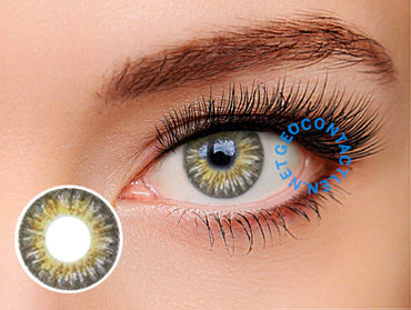 Geo Tri Color Gray Lens (Berry Chessy) CM-901 - Geo Contact Lens 